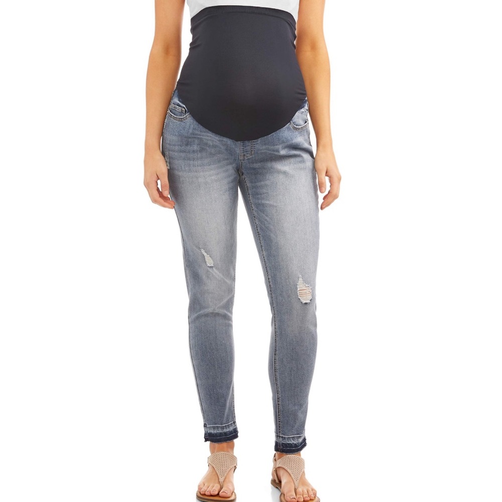 Time and Tru Maternity Skinny Jeans w/ Belly Band